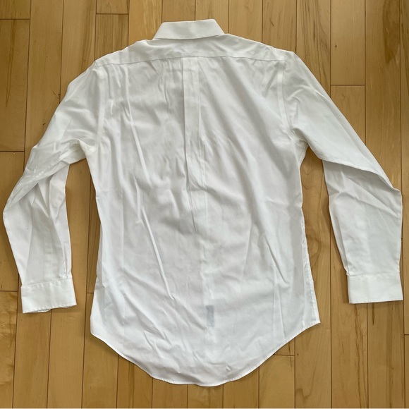 Mens Lands end supima no iron pinpoint Oxford shirt - Picture 2 of 6